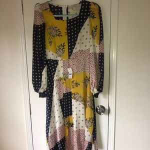 ASOS floral midi dress